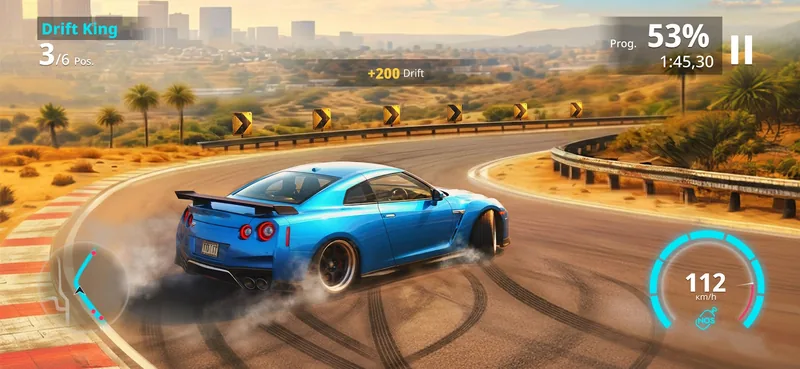 Nitro Rush: Car Racing Game screenshot 2: in-game view