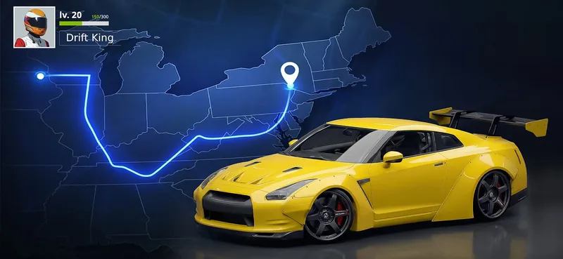 Nitro Rush: Car Racing Game screenshot 5: in-game view