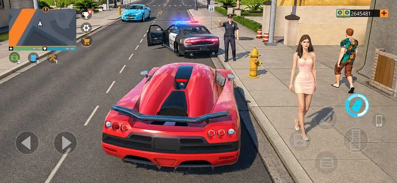 Sin Streets: Open World RPG screenshot 3: in-game view