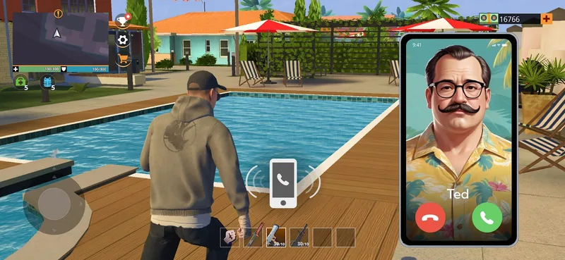 Sin Streets: Open World RPG screenshot 5: in-game view