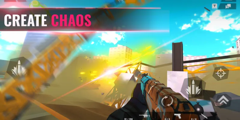 Tactic Shot: FPS Pixel Shooter screenshot 2: in-game view